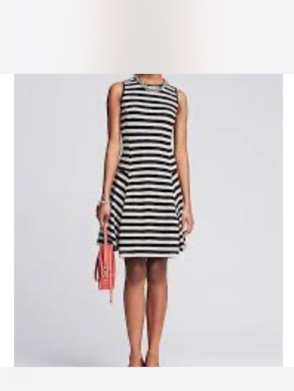 Banana Republic Striped Sleeveless Dress